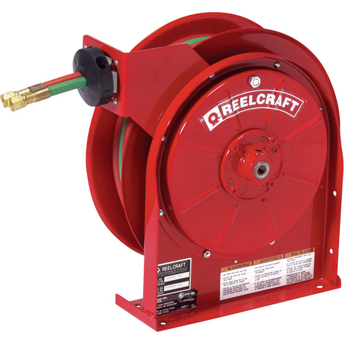 Spring Retractable Welding Hose Reel, Welding Gases, 1/4" x 25', Dual Hose, 200 psi Advanced Consulting and Training Ltd.
