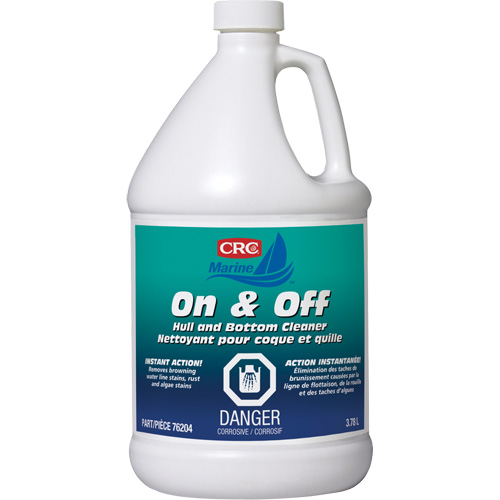 Nettoyant pour coques et parois inf&eacute;rieures de bateaux On & Off, 3,78 L, Cruche Advanced Consulting and Training Ltd.