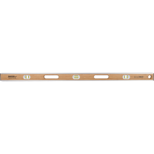 Eco-Tech&reg;  Bamboo Level, I-Beam, 48" L, Wood, 3, Non-Magnetic Advanced Consulting and Training Ltd.