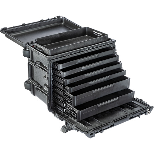 Armoire &agrave; outils mobile Gen 2, 24" la, 6 tiroirs, Noir Advanced Consulting and Training Ltd.