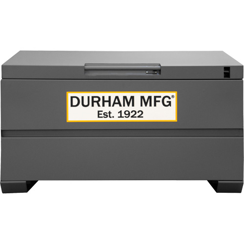 Jobsite Storage Box, 48" x 24" x 27-13/16", Steel, Grey Advanced Consulting and Training Ltd.