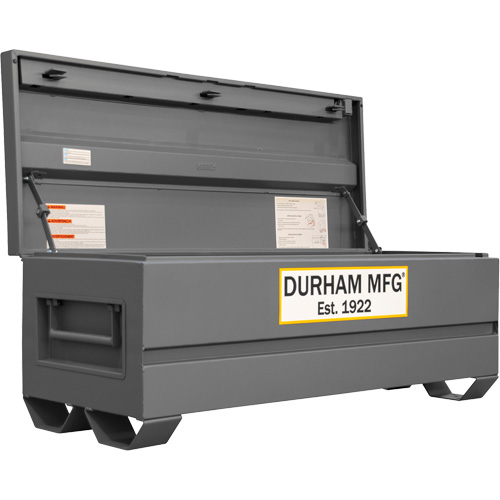 Jobsite Storage Box, 60" x 24" x 22-3/4", Steel, Grey Advanced Consulting and Training Ltd.