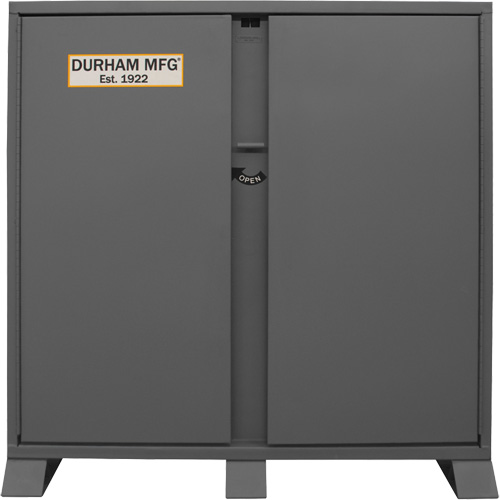Armoire de rangement avec tablettes pour le chantier, Acier, 47,5 pi³, Gris Advanced Consulting and Training Ltd.