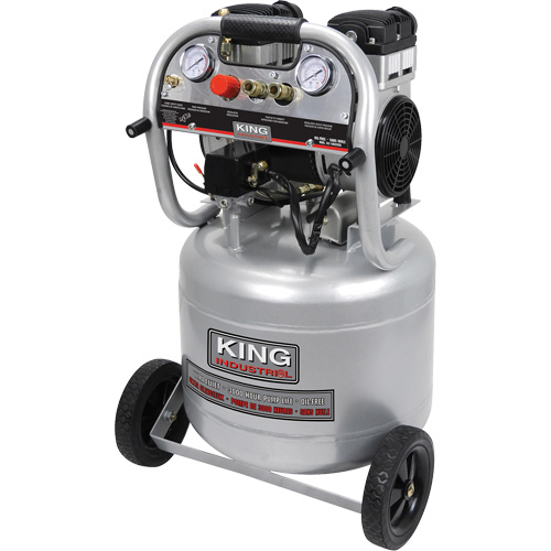 Ultra-Quiet Oil-Free Air Compressor, Electric, 10 Gal. (12 US Gal), 125 PSI, 120/1 V Advanced Consulting and Training Ltd.