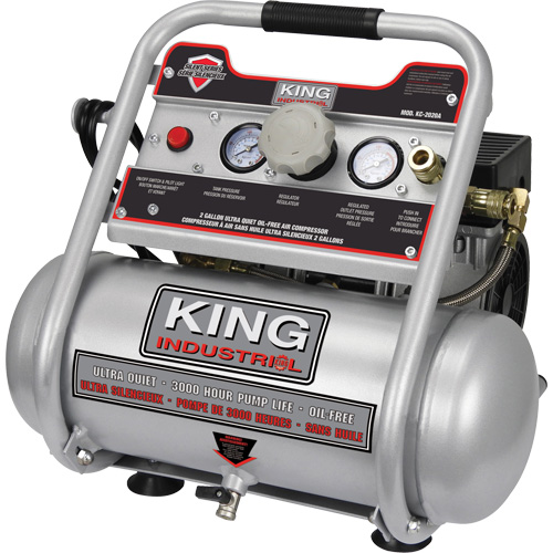 Oil-Free Air Compressor, Electric, 2 Gal. (2.4 US Gal), 125 PSI, 120/1 V Advanced Consulting and Training Ltd.