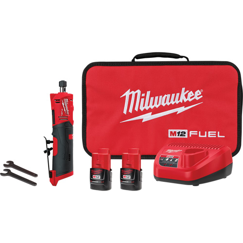 Trousse meuleuse droite M12 Fuel, 1/4" collet, 12 V, Lithium-ion Advanced Consulting and Training Ltd.