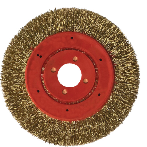 No Throw Partial Encapsulated Wire Wheel, 3" Dia., 0.012" Fill, 1/4" Arbor Advanced Consulting and Training Ltd.