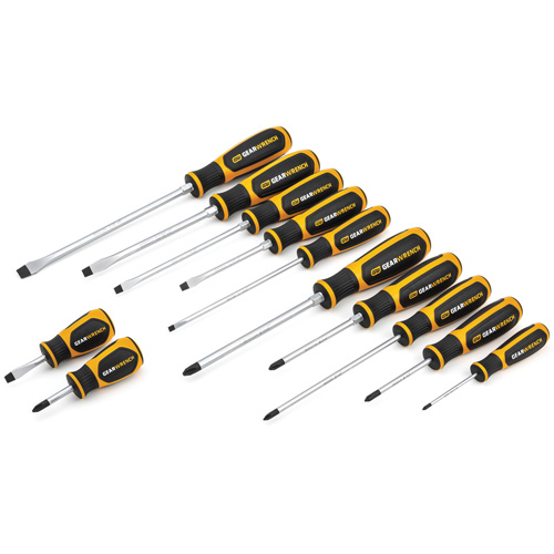 Phillips&reg;/Slotted Dual Material Screwdriver Set, 12 Pcs. Advanced Consulting and Training Ltd.