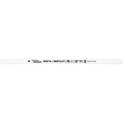 Bi-Metaloy&reg; Hacksaw Blades, Bi-Metal, 12" L, 18 TPI Advanced Consulting and Training Ltd.