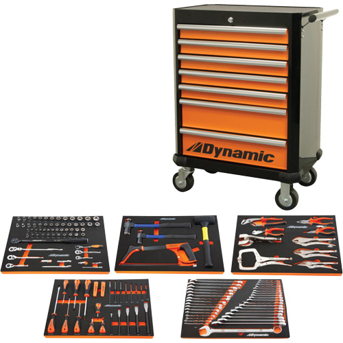 Ensemble d'outils pour m&eacute;canicien automobile avec armoire roulante, 125 morcea Advanced Consulting and Training Ltd.
