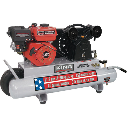 Wheelbarrow Air Compressor, Gas, 10 Gal. (12 US Gal), 150 PSI Advanced Consulting and Training Ltd.