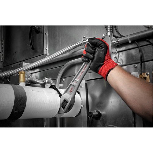 Aluminum Offset Pipe Wrench, 2" Jaw Capacity, 14" Long, Powder Coated Finish, Ergonomic Handle Advanced Consulting and Training Ltd.