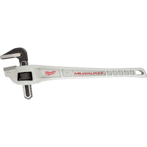 Aluminum Offset Pipe Wrench, 2" Jaw Capacity, 18" Long, Powder Coated Finish, Ergonomic Handle Advanced Consulting and Training Ltd.
