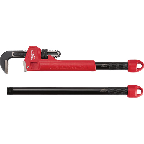 Cl&eacute; &agrave; tuyau adaptable Cheater, Cap des m&acirc;choires 2-1/2", Longueur 18"/24"/10", Fini Rev&ecirc;tement en poudre, Prise Ergonomique Advanced Consulting and Training Ltd.