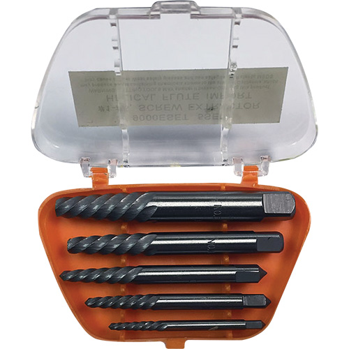 Jeu d'extracteurs de vis avec forets DRILLCO, Carbure, 5 Morcea Advanced Consulting and Training Ltd.