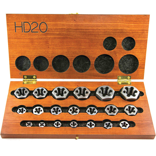 DRILLCO Hex Threading Die Set, 20 Pieces Advanced Consulting and Training Ltd.