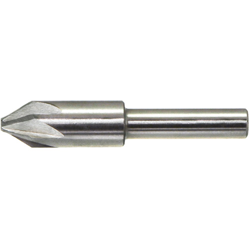 DRILLCO Chatterless Countersink, 1/4", High Speed Steel, 82° Angle, 6 Flutes Advanced Consulting and Training Ltd.