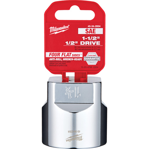 SAE Socket with Four Flat Sides, 1-1/2", 1/2" Drive, 6 Points Advanced Consulting and Training Ltd.