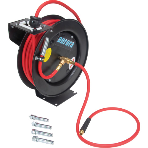 Hose Reel, Air/Water, 1/4" x 35', Single Hose, 300 psi Advanced Consulting and Training Ltd.
