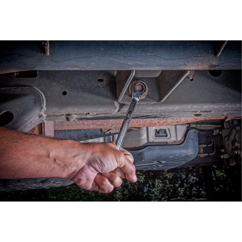 90-Tooth Reversible Ratcheting Wrench, 12 Point, 1/2", Chrome/Polished Finish Advanced Consulting and Training Ltd.
