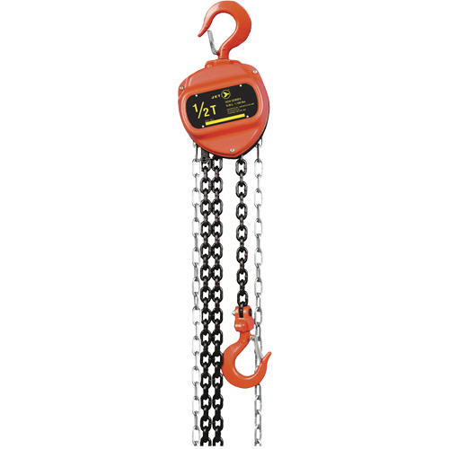 VCH Series Chain Hoist, 20' Lift, 1100 lbs. (0.5 tons) Capacity, Heat-Treated Alloy Steel Chain Advanced Consulting and Training Ltd.