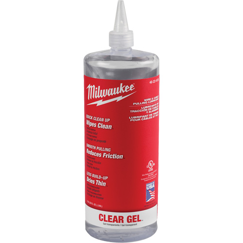 Gel lubrifiant transparent pour tirer les fils & c&acirc;bles, Bouteille pressable Advanced Consulting and Training Ltd.