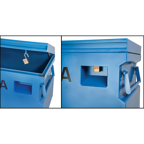 Jobsite Tool Box, 48" x 24" x 27-3/5", Steel, Blue Advanced Consulting and Training Ltd.
