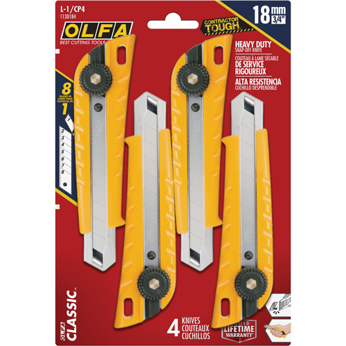 MXP-L Ratchet Knife with Die-Cast  Handle, 18 mm Advanced Consulting and Training Ltd.
