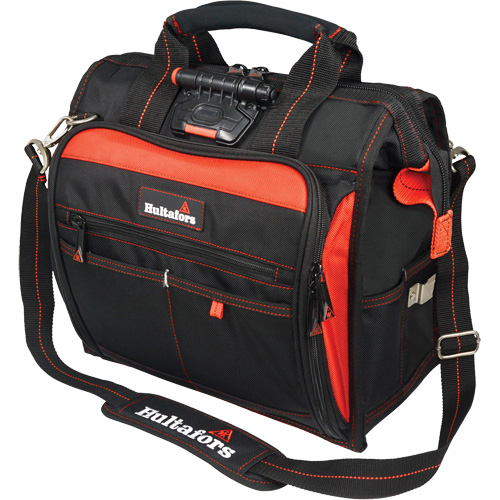 Sac &agrave; outils &eacute;clair&eacute; pour technicien, Polyester balistique, Noir/Rouge Advanced Consulting and Training Ltd.