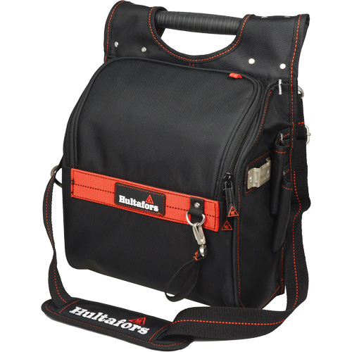Zippered Professional Electrician's Tool Pouch, Ballistic Polyester, 19 Pockets, Black/Red Advanced Consulting and Training Ltd.