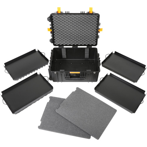 Heavy-Duty Portable Rolling Tool Case, 18-3/5" W x 24-3/5" D x 11-1/2" H, Black Advanced Consulting and Training Ltd.