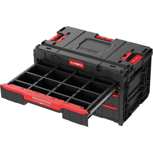 Arx&reg; 3-Drawer Toolbox, 23-1/10" x 15" x 13-2/5", Black Advanced Consulting and Training Ltd.