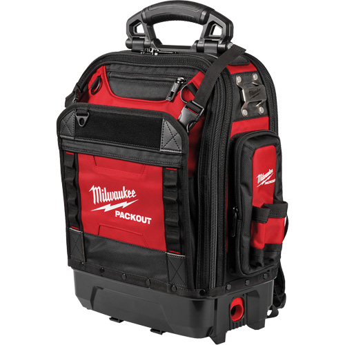 Sac &agrave; dos structur&eacute; PackOut, 9-1/2" lo x 18" la, Noir/Rouge, Polyester Advanced Consulting and Training Ltd.