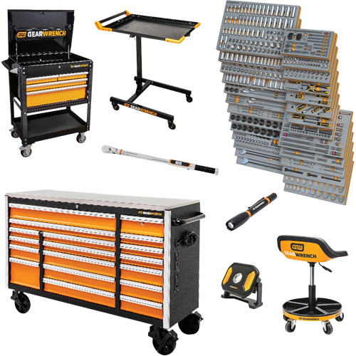 MEGAMOD Master Mechanics Tool Set in Premium Modular Foam Trays with Tool Storage, 1268 Pieces Advanced Consulting and Training Ltd.