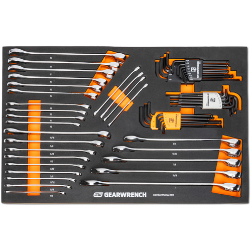 6-Point Combination Wrench and Hex Key Set in Foam Storage Tray Advanced Consulting and Training Ltd.