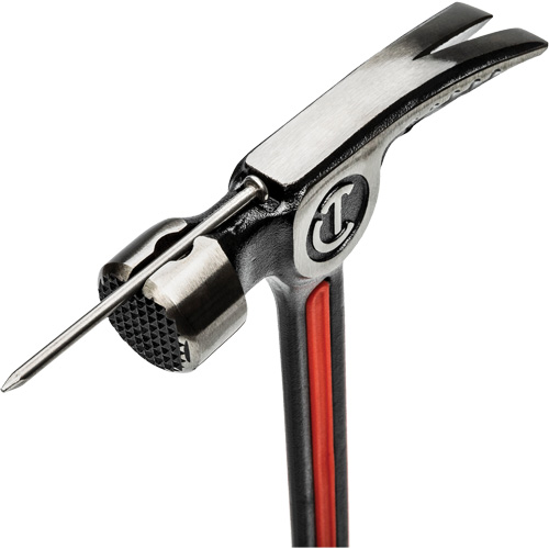 Steel Milled-Face Framing Hammer, 22 oz., Solid Steel Handle, 16" L Advanced Consulting and Training Ltd.