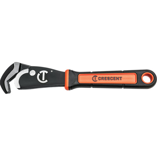 Self-Adjusting Dual Material Pipe Wrench, 1-1/2" Jaw Capacity, 12" Long, Black Oxide Finish, Cushion Handle Advanced Consulting and Training Ltd.