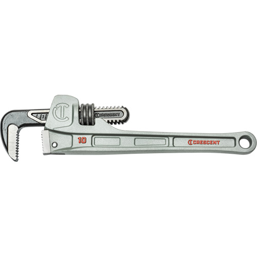Slim Jaw Pipe Wrench, 1-9/10" Jaw Capacity, 10" Long, Powder Coated Finish, None Handle Advanced Consulting and Training Ltd.