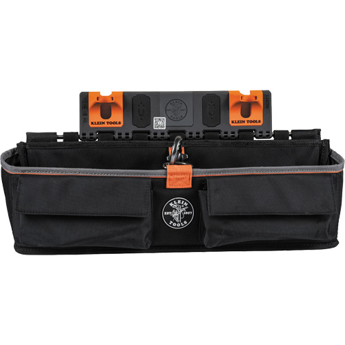 Bucket Work CentreS-Hook Large Pouch Module, Nylon, 3 Pockets, Black/Orange Advanced Consulting and Training Ltd.