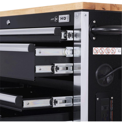 HDRC5212 Armoire mobile de s&eacute;rie HD, 12 tiroirs, 51-1/4" la x 21" p x 40-3/10" h, Noir Advanced Consulting and Training Ltd.