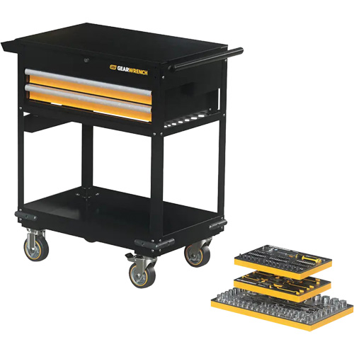 Mechanics Tool Set in Modular Foam Trays with Storage Unit, 194 Pieces Advanced Consulting and Training Ltd.