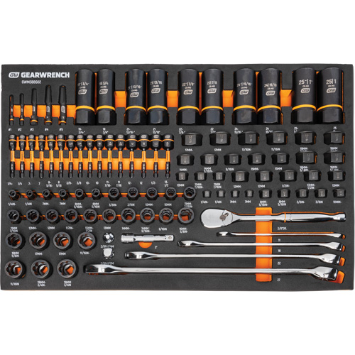 Jeu d'outils de m&eacute;canicien dans des plateaux modulaires en mousse avec conteneur de rangement, 247 morceaux Advanced Consulting and Training Ltd.