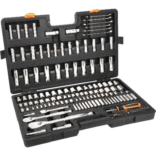 1/4", 3/8”, & 1/2" Drive 90T SAE/MM Mechanics Hand Tool Set Advanced Consulting and Training Ltd.