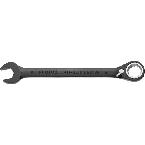 Metric Spline Combination Reversible Ratcheting Wrench, Black/Chrome Finish Advanced Consulting and Training Ltd.