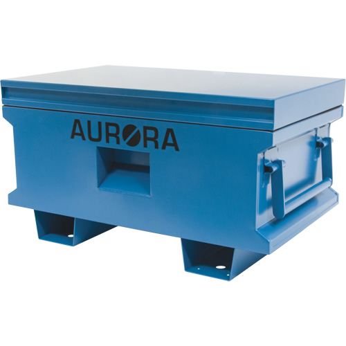 Jobsite Tool Box, 33" x 20-3/10" x 18-3/10", Steel, Blue Advanced Consulting and Training Ltd.
