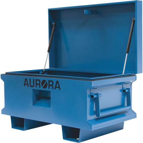 Jobsite Tool Box, 33" x 20-3/10" x 18-3/10", Steel, Blue Advanced Consulting and Training Ltd.