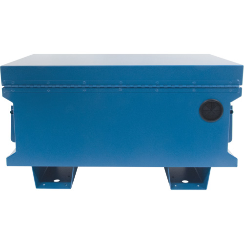 Jobsite Tool Box, 33" x 20-3/10" x 18-3/10", Steel, Blue Advanced Consulting and Training Ltd.