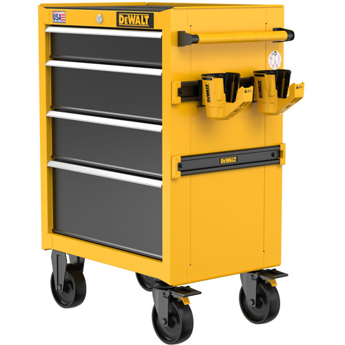 Heavy-Duty Rolling Tool Chest, 4 Drawers, 26" W x Yellow Advanced Consulting and Training Ltd.