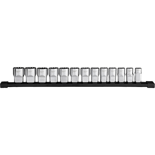 Jeu de douilles m&eacute;triques &agrave; 12 pans, 13 Mcx, Prise de 1/2" Advanced Consulting and Training Ltd.