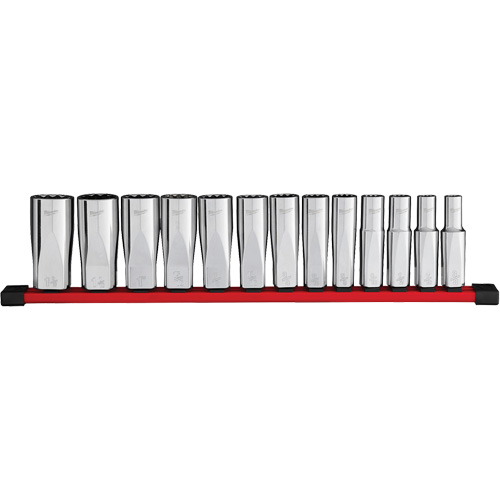 12-Point Deep Well SAE Socket Set, 13 Pcs, 1/2" Drive Size, Deep Advanced Consulting and Training Ltd.